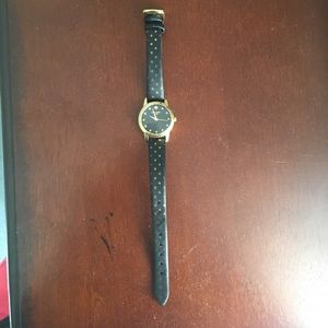 Gold polka dot Kate Spade watch